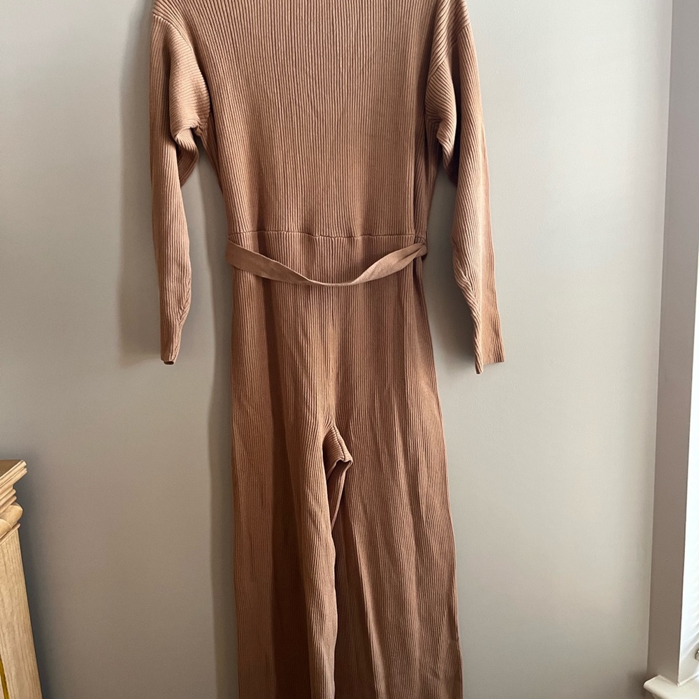 Eloquil tan sweater jumper with belt. - Picture 4 of 4